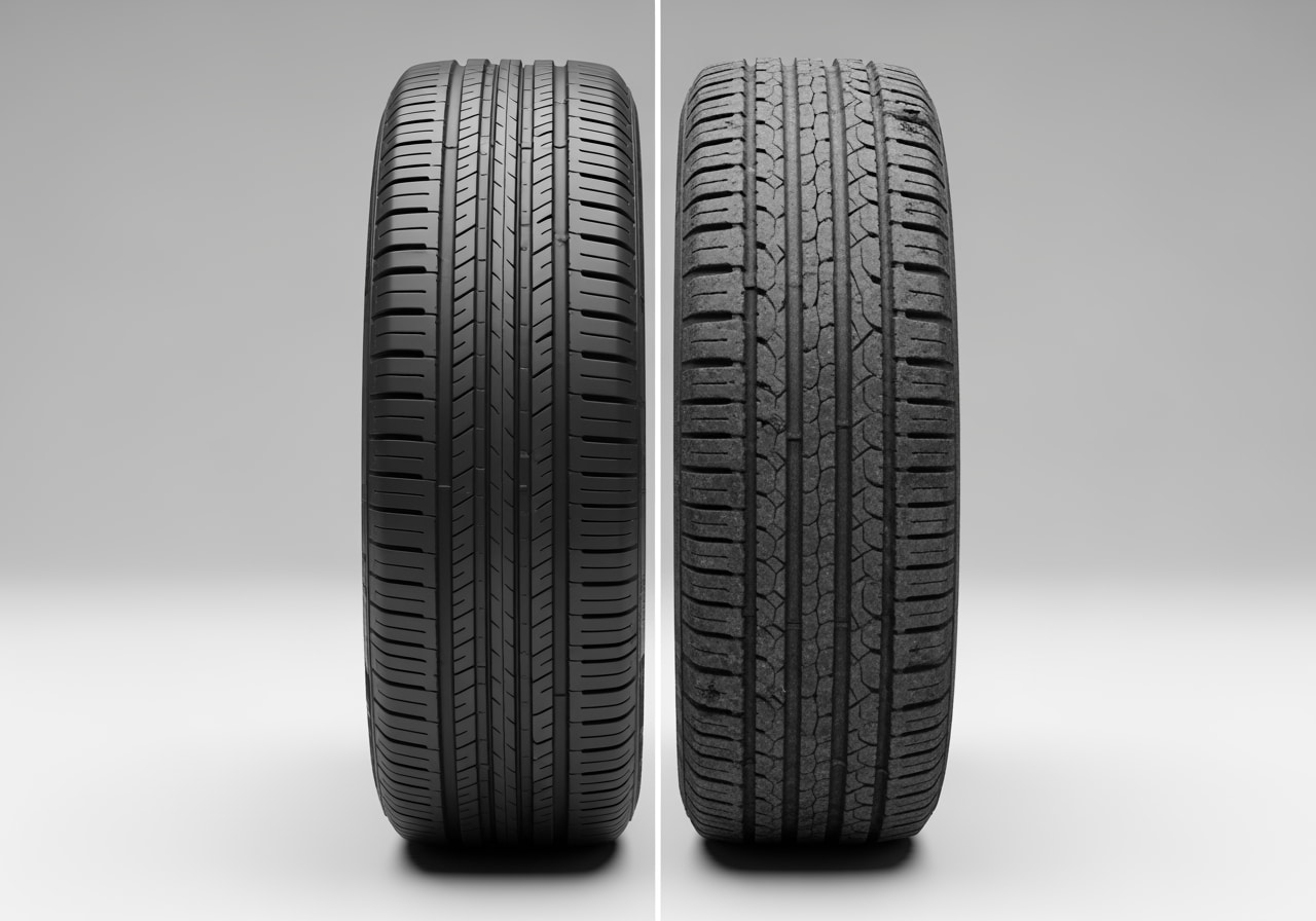 Tire dry rot repair results